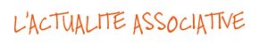 Actualité associative